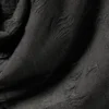 Mini-Kleid mit Jacquard-Halterausschnitt und Wasserfallkragen – Dunkelgrau
