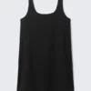 Mini-Latzkleid – Schwarz Mini-Latzkleid – Schwarz