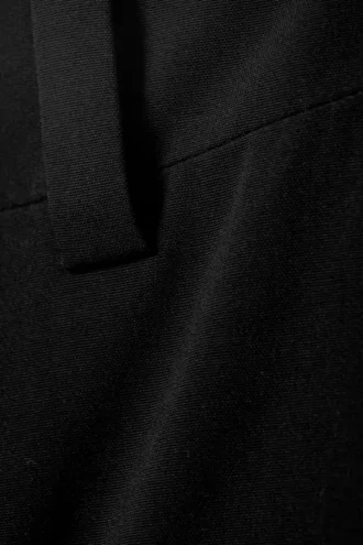 Minirock mit niedriger Taille – Schwarz
