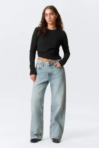 Missy Low-Rise-Jeans mit geradem Bein – Notus Blue – Hellblau Missy Low-Rise-Jeans mit geradem Bein – Notus Blue – Hellblau