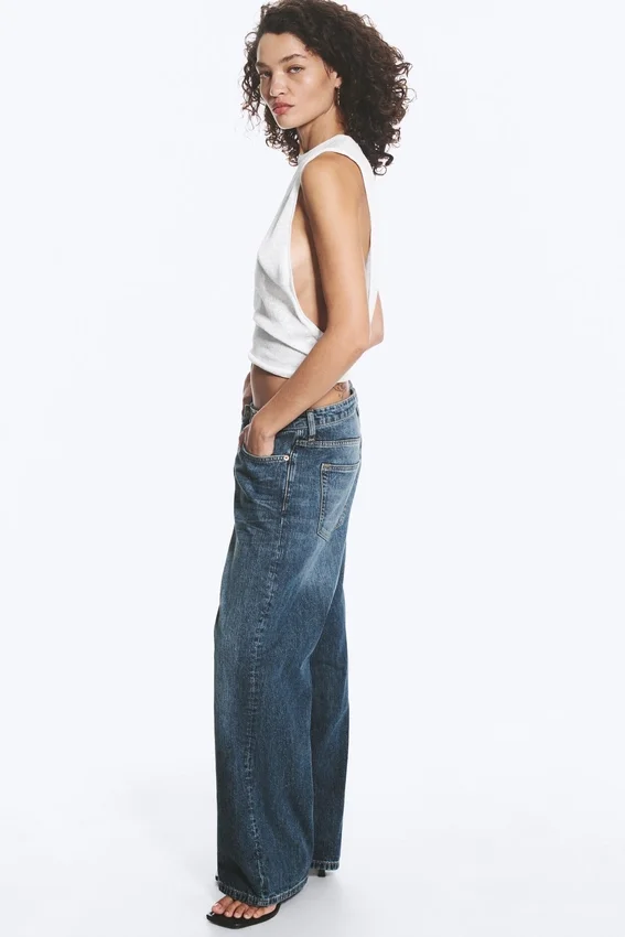 Missy Low Rise Loose Straight Jeans – Blue Hymn – Mittelblau Missy Low Rise Loose Straight Jeans – Blue Hymn – Mittelblau
