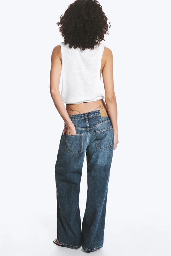 Missy Low Rise Loose Straight Jeans – Blue Hymn – Mittelblau Missy Low Rise Loose Straight Jeans – Blue Hymn – Mittelblau