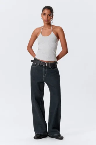 Missy Low Rise Loose Straight Jeans – Blue Rinse – Dunkelblau Missy Low Rise Loose Straight Jeans – Blue Rinse – Dunkelblau