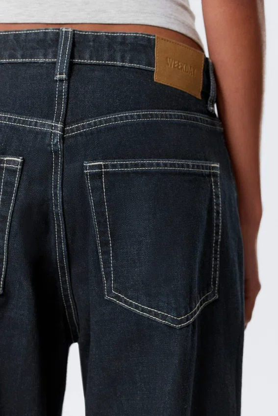 Missy Low Rise Loose Straight Jeans – Blue Rinse – Dunkelblau Missy Low Rise Loose Straight Jeans – Blue Rinse – Dunkelblau