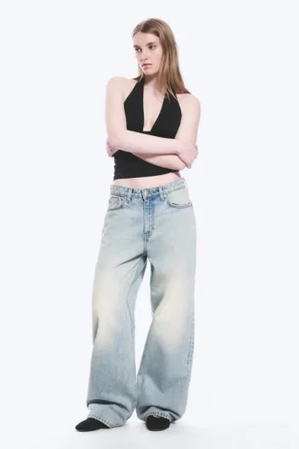 Missy Low Rise Loose Straight Jeans – Broken Blue – Hellblau Missy Low Rise Loose Straight Jeans – Broken Blue – Hellblau