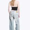 Missy Low Rise Loose Straight Jeans – Broken Blue – Hellblau