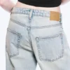 Missy Low Rise Loose Straight Jeans – Broken Blue – Hellblau