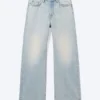 Missy Low Rise Loose Straight Jeans – Broken Blue – Hellblau