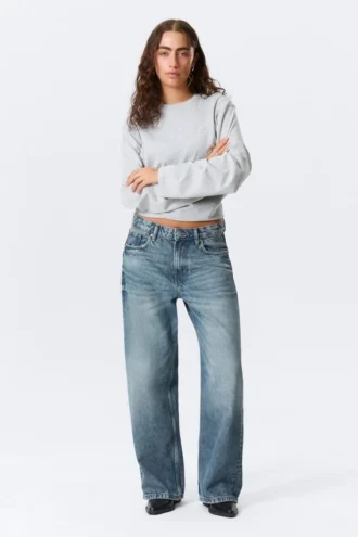 Missy Low Rise Loose Straight Jeans – Mountain Blue – Mittelblau Missy Low Rise Loose Straight Jeans – Mountain Blue – Mittelblau