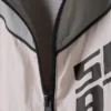 Mit Print ausgestattete Colourblock-Trainingsjacke – Grau/Rosa/Rot