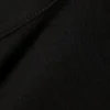 Modal-T-Shirt mit abgerundetem Saum – Schwarz
