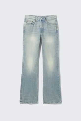 Moon Mid Rise Regular Bootcut Jeans – Aeon Blue – Hellblau Moon Mid Rise Regular Bootcut Jeans – Aeon Blue – Hellblau