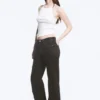 Moon Mid Rise Regular Bootcut Jeans – Tuned Black – Schwarz Moon Mid Rise Regular Bootcut Jeans – Tuned Black – Schwarz