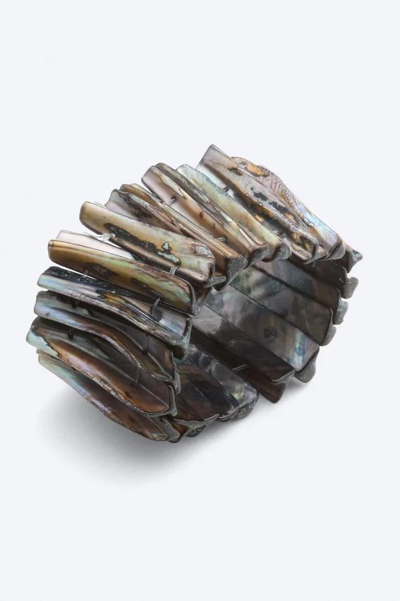 Muschel-Armband – Schwarz Muschel-Armband – Schwarz