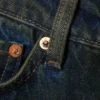 Nail Low Rise Slim Straight Jeans – Soil Blue – Brown Stained Blue Nail Low Rise Slim Straight Jeans – Soil Blue – Brown Stained Blue
