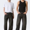 Nebula Mid Rise Loose Barrel Unisex-Jeans – Chelsea Black – Schwarz Nebula Mid Rise Loose Barrel Unisex-Jeans – Chelsea Black – Schwarz