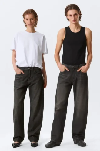 Nebula Mid Rise Loose Barrel Unisex-Jeans – Chelsea Black – Schwarz Nebula Mid Rise Loose Barrel Unisex-Jeans – Chelsea Black – Schwarz