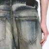 Nebula Unisex-Jeans mit mittlerer Leibhöhe und lockerem, tonnenförmigem Barrel-Bein – Laser Blue – Mittelblau Nebula Unisex-Jeans mit mittlerer Leibhöhe und lockerem, tonnenförmigem Barrel-Bein – Laser Blue – Mittelblau
