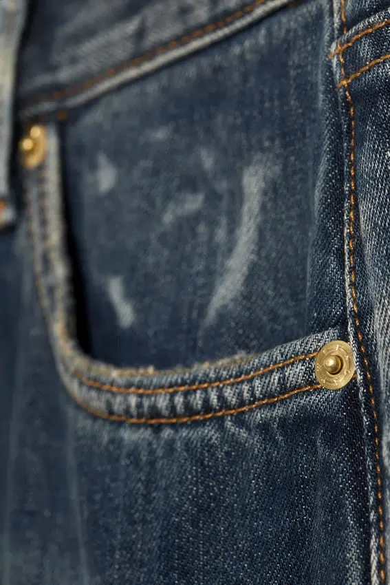 Nebula Unisex-Jeans mit mittlerer Leibhöhe und lockerem, tonnenförmigem Barrel-Bein – Laser Blue – Mittelblau Nebula Unisex-Jeans mit mittlerer Leibhöhe und lockerem, tonnenförmigem Barrel-Bein – Laser Blue – Mittelblau
