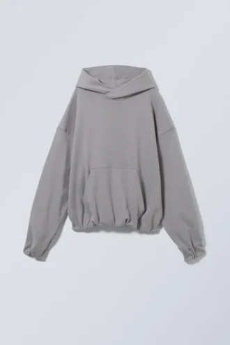 Nolan Boxy Kapuzenpullover – Dusty Grey