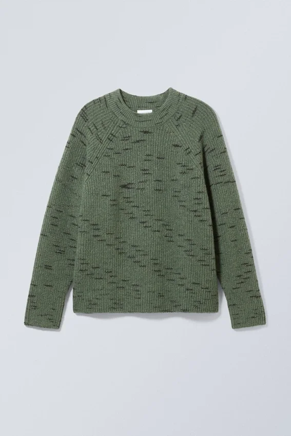 Norman Relaxed Raglan-Pullover – Dusty Green Norman Relaxed Raglan-Pullover – Dusty Green