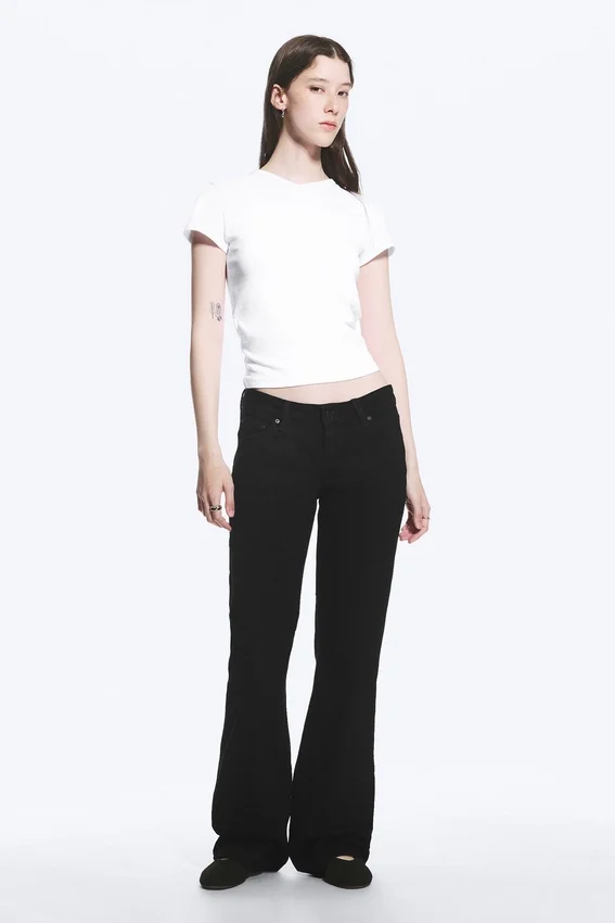 Nova Low-Rise-Slim-Bootcut-Jeans – Black Rinse – Schwarz Nova Low-Rise-Slim-Bootcut-Jeans – Black Rinse – Schwarz