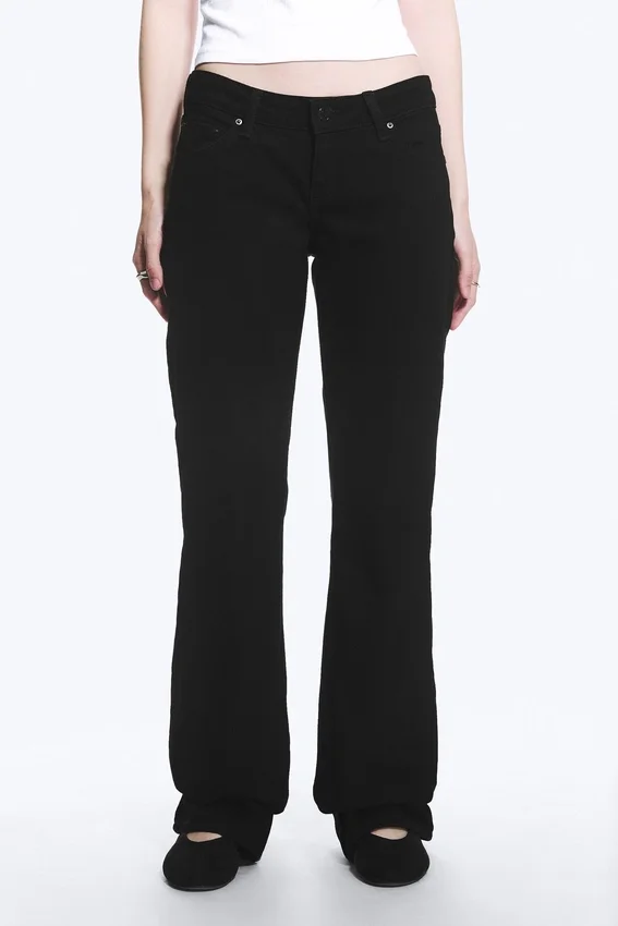 Nova Low-Rise-Slim-Bootcut-Jeans – Black Rinse – Schwarz Nova Low-Rise-Slim-Bootcut-Jeans – Black Rinse – Schwarz