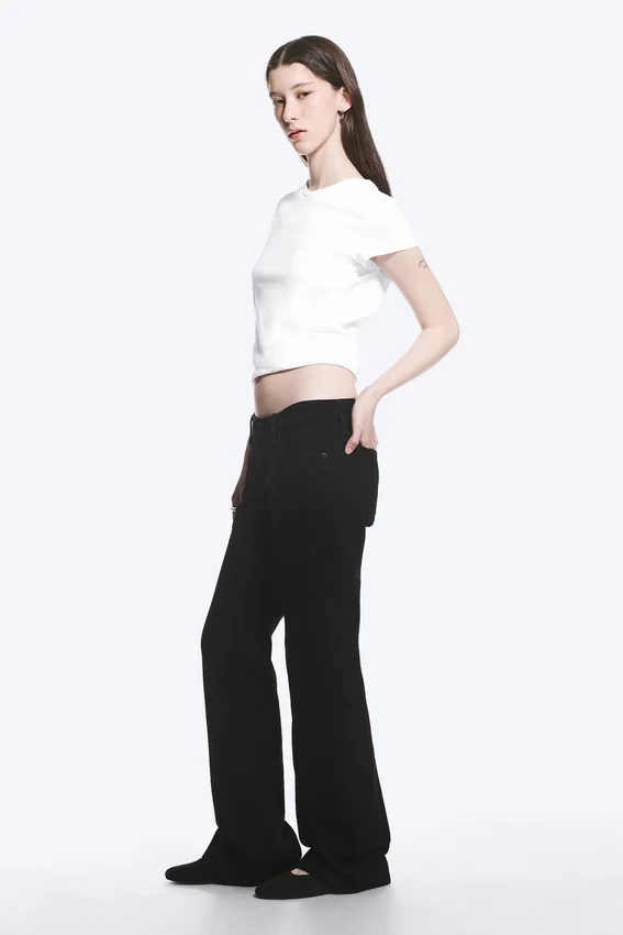 Nova Low-Rise-Slim-Bootcut-Jeans – Black Rinse – Schwarz Nova Low-Rise-Slim-Bootcut-Jeans – Black Rinse – Schwarz