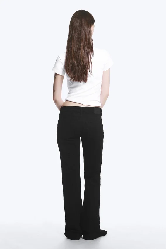 Nova Low-Rise-Slim-Bootcut-Jeans – Black Rinse – Schwarz Nova Low-Rise-Slim-Bootcut-Jeans – Black Rinse – Schwarz