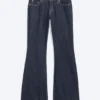 Nova Low Rise Slim Bootcut Jeans – Blue Rinse – Dunkelblau