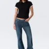 Nova Low Rise Slim Bootcut Jeans – Deep Sea Blue – Dunkelblau