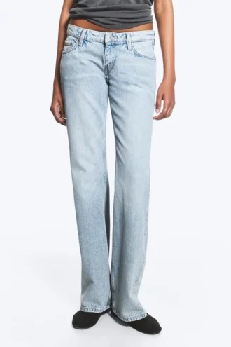 Nova Low Rise Slim Bootcut Jeans – Lip Blue – Hellblau Nova Low Rise Slim Bootcut Jeans – Lip Blue – Hellblau