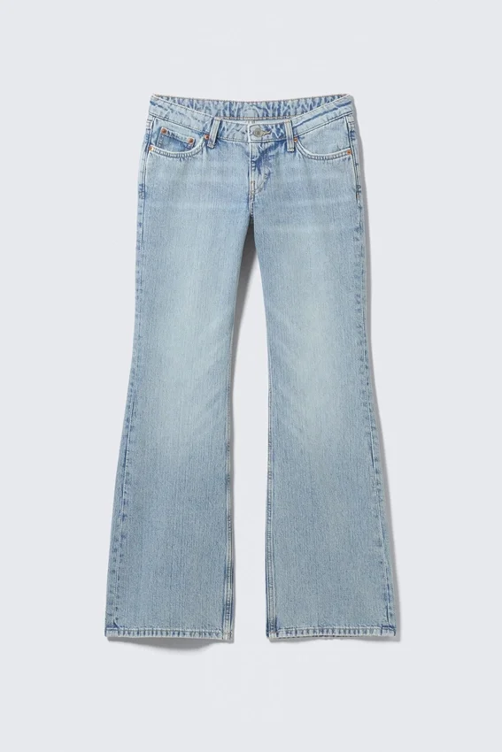 Nova Low Rise Slim Bootcut Jeans – Lip Blue – Hellblau Nova Low Rise Slim Bootcut Jeans – Lip Blue – Hellblau