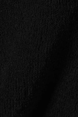 Off-Shoulder-Pullover – Schwarz