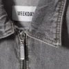 Ontario Denim-Reißverschlussjacke – Eleven Grey