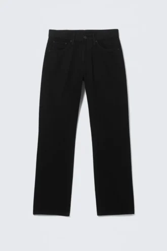 Orbit Mid Rise Regular Straight Jeans – Black Rinse – Schwarz Orbit Mid Rise Regular Straight Jeans – Black Rinse – Schwarz