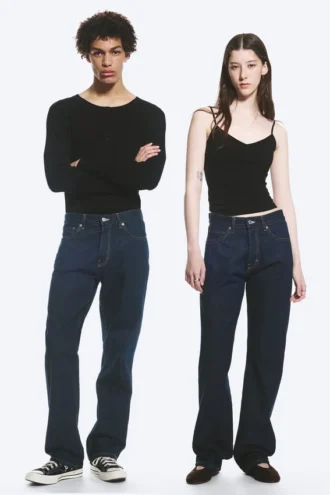 Orbit Mid Rise Regular Straight Jeans – Blue Rinse Orbit Mid Rise Regular Straight Jeans – Blue Rinse