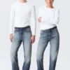 Orbit Mid Rise Regular Straight Jeans – Board Blue – Mittelblau