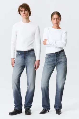 Orbit Mid Rise Regular Straight Jeans – Board Blue – Mittelblau Orbit Mid Rise Regular Straight Jeans – Board Blue – Mittelblau