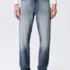 Orbit Mid Rise Regular Straight Jeans – Board Blue – Mittelblau