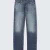Orbit Mid Rise Regular Straight Jeans – Board Blue – Mittelblau