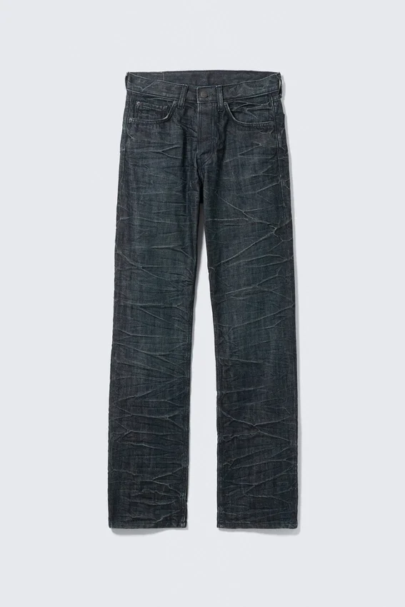 Orbit Mid Rise Regular Straight Leg Jeans – Ridge Blue – Dunkelblau Orbit Mid Rise Regular Straight Leg Jeans – Ridge Blue – Dunkelblau