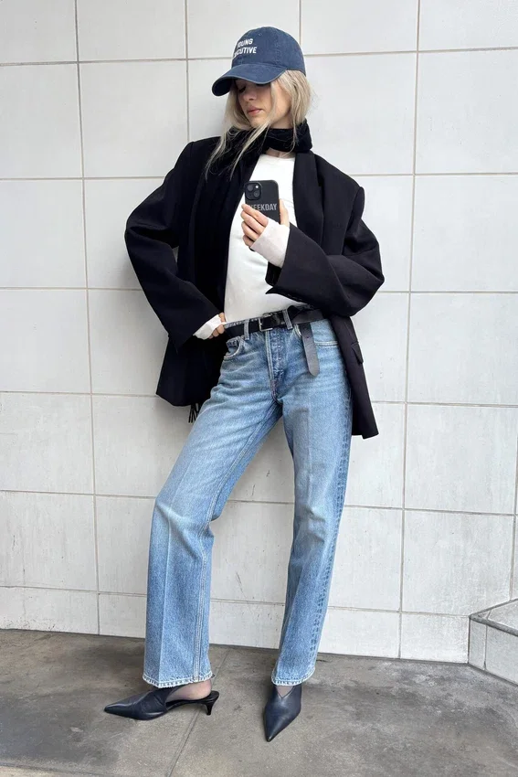 Origin Mid Rise Regular Straight Jeans – Mittelblau – Mittelblau Origin Mid Rise Regular Straight Jeans – Mittelblau – Mittelblau