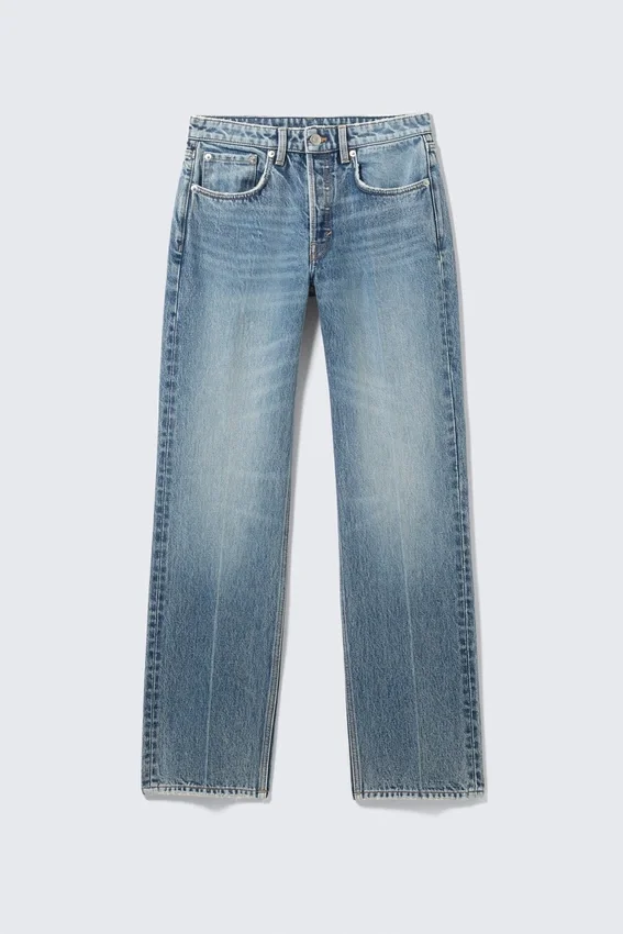 Origin Mid Rise Regular Straight Jeans – Mittelblau – Mittelblau Origin Mid Rise Regular Straight Jeans – Mittelblau – Mittelblau