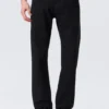 Orion Mid Rise Slim Fit Straight Jeans – Black Rinse – Schwarz