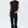 Orion Mid Rise Slim Fit Straight Jeans – Black Rinse – Schwarz