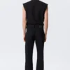 Orion Mid Rise Slim Fit Straight Jeans – Black Rinse – Schwarz