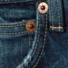 Orion Mid Rise Slim Fit Straight Jeans – Tiefseeblau – Dunkelblau