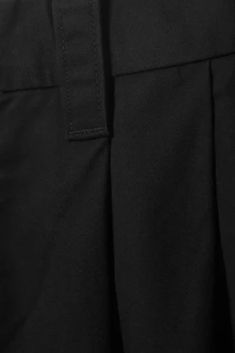 Otis Oversized-Chino aus Baumwolltwill mit Falten – Schwarz Otis Oversized-Chino aus Baumwolltwill mit Falten – Schwarz