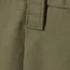 Otis Oversized-Chino aus plissiertem Baumwolltwill – Khaki-Grün Otis Oversized-Chino aus plissiertem Baumwolltwill – Khaki-Grün